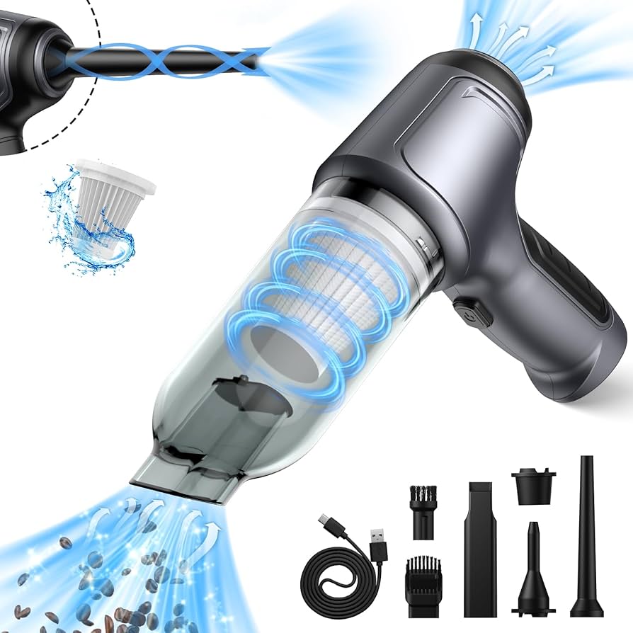 Limpiador Multifuncional Mini - Aspiradora Portátil para Coche